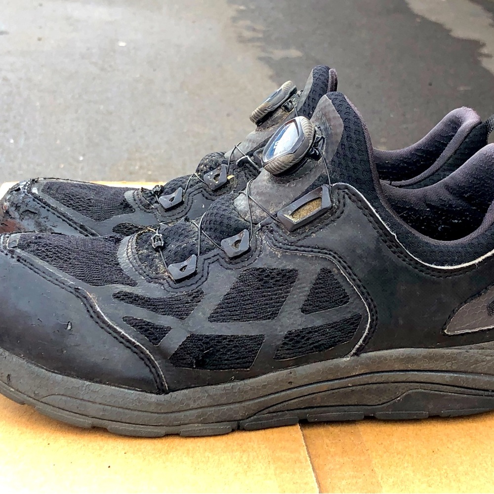 Red Wing 6352 COOLTECH Men's Work Shoe Black/Gray Safety Toe Shoes Size 7D